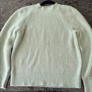 LOFT Light Green Knit sweater